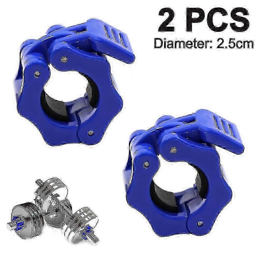 2pc Quick Release Barbell Collar Clips for Gym Training