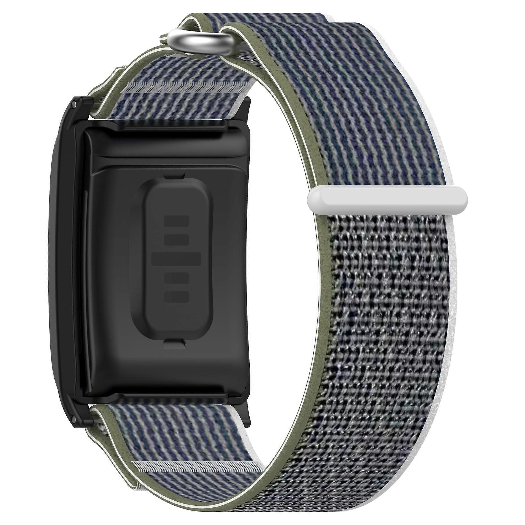 Adjustable Breathable Nylon Sport Loop Replacement Strap for WHOOP 4.0 Fitness Tracker Gray