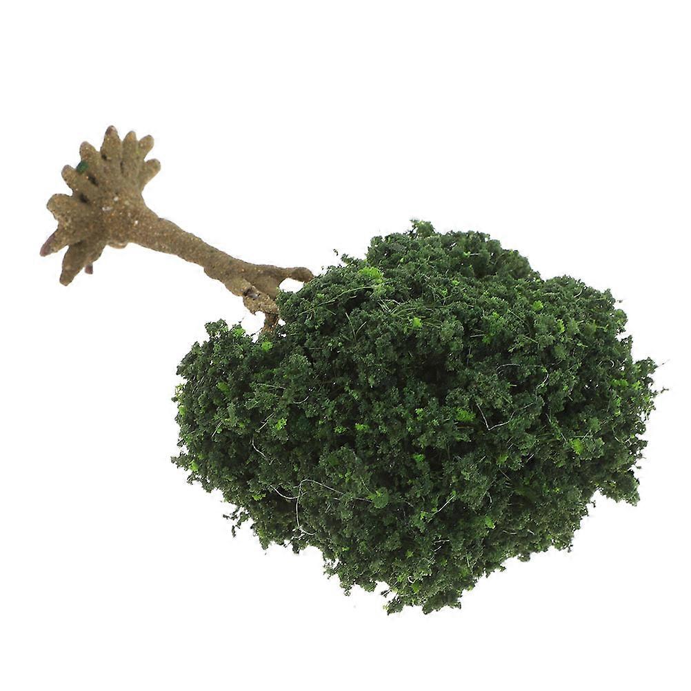 Small Plastic Trees for Crafts with Easy Use 1 Piece Green Model
