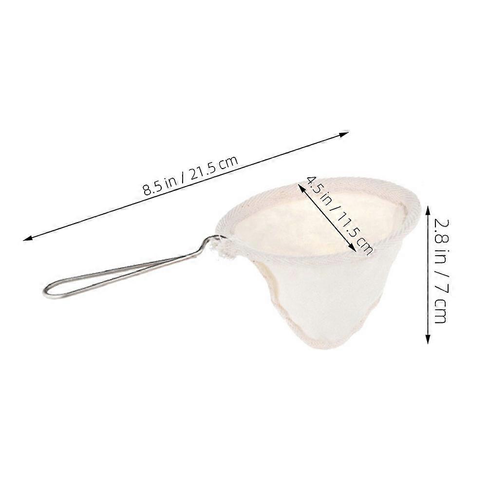 Reusable Coffee Filter Bag for Brewing 1 Piece Flannel Tea Strainer Bag