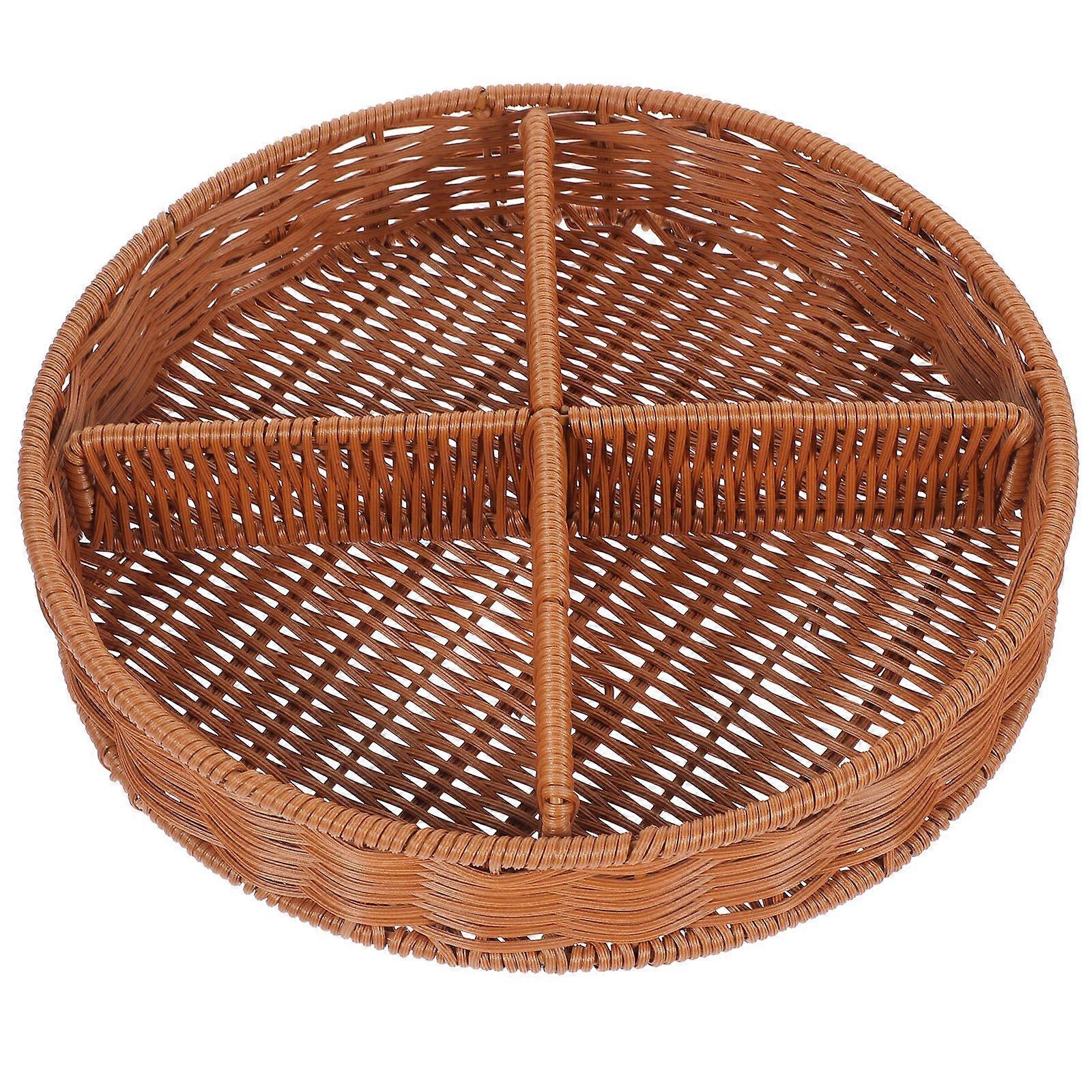 Multipurpose Fruit Basket for Storage with Woven Craftsmanship