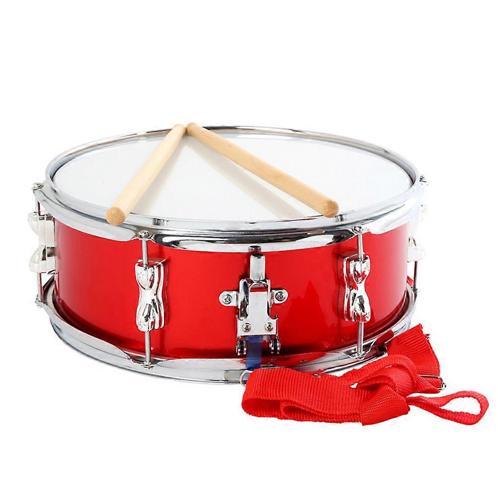 Jazz Snare Drum for Drum Use Red Steel Shell Percussion Instrument