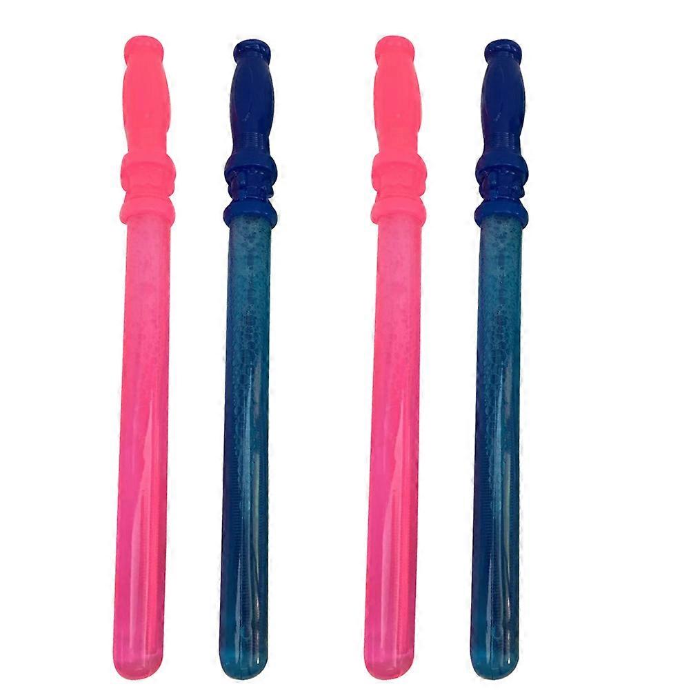Assorted -Friendly Bubble Wand for Kids Playing 4Pcs Toy Set