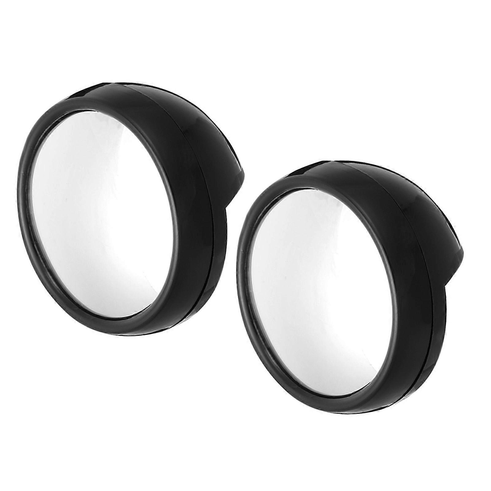 Computer Rearview Mirror Office Visual Field Magnifying Mirror with 2Pcs for Office Use