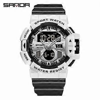 Digitale sportwatch voor heren – Waterdicht, multifunctioneel ontwerp, LED-display, alarm en kalender