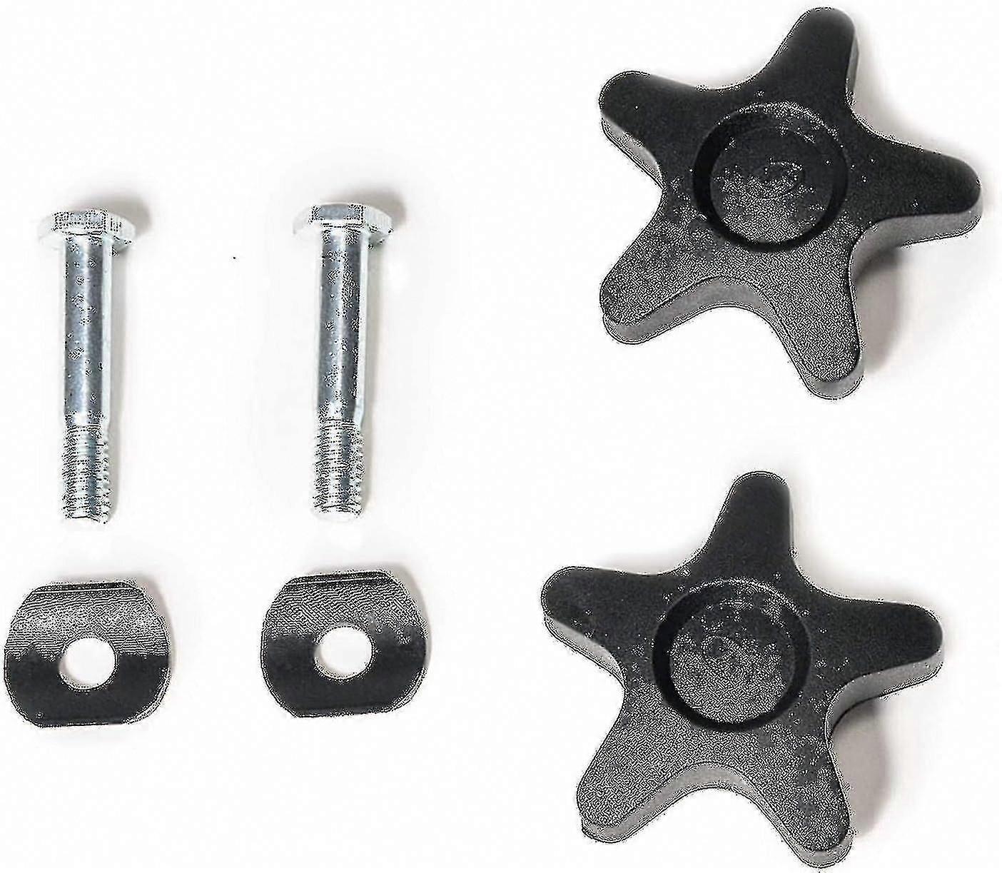 Adjustable Rollator Armrests with Plastic Knobs and Screws for Mobility Aids
