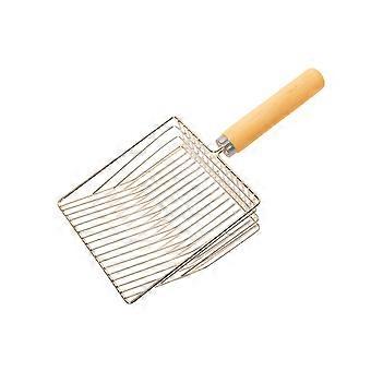 Effektiv kattsandsskopa med snabbfilter Enkel rengöring Bekvämt grepp Design med stort hål