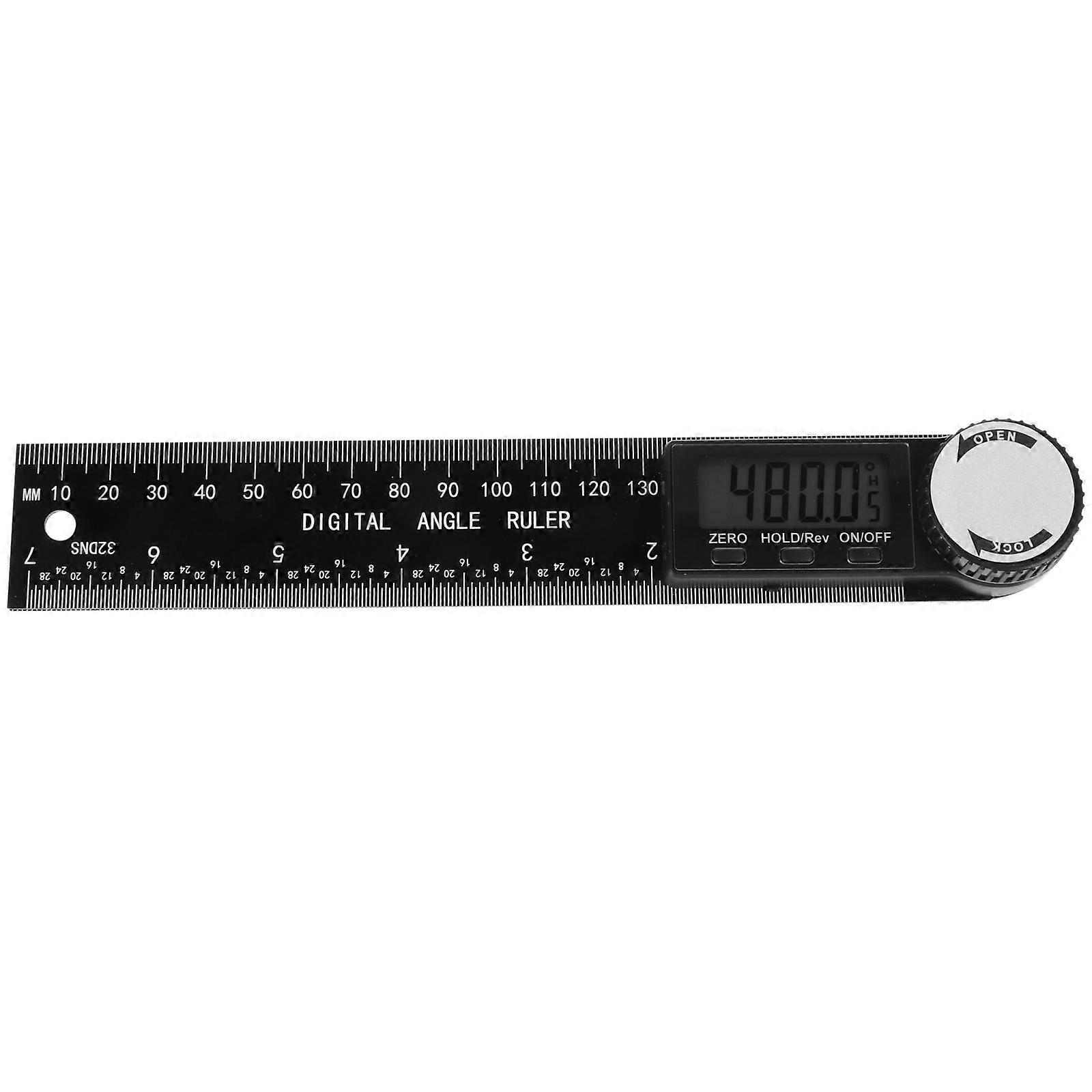 Digital Angle Ruler Digital Protractor for Measuring 2Pcs Black Angle Gauge