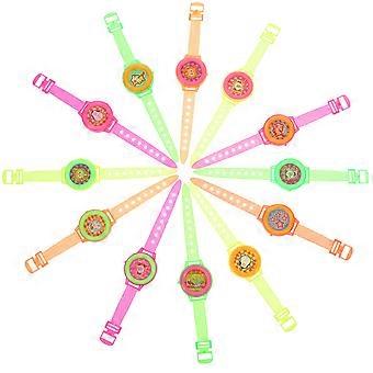 Color Changing Watch Toy Kids Bracelet for Playing 25Pcs Assorted Color Plastic