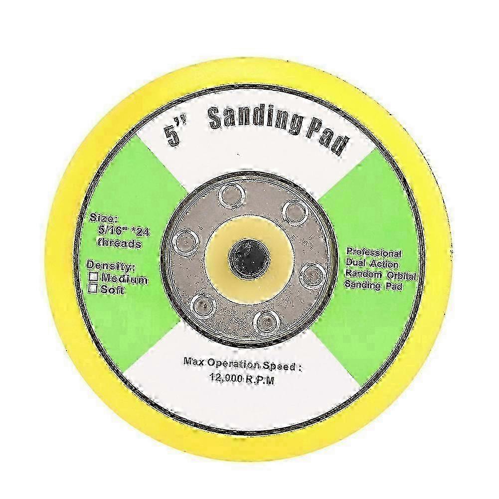 125mm Hook and Loop Sanding Polishing Backing Pad with M8 Thread