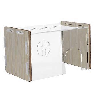 Hamsterversteck Transparenter Kleintierunterstand für komfortables Habitat