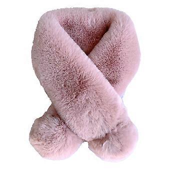 Bufanda infantil de invierno, bufanda infantil de forro polar grueso, suave y cómoda, calentador de cuello cálido para niños y niñas, bufanda ajustable para el frío.