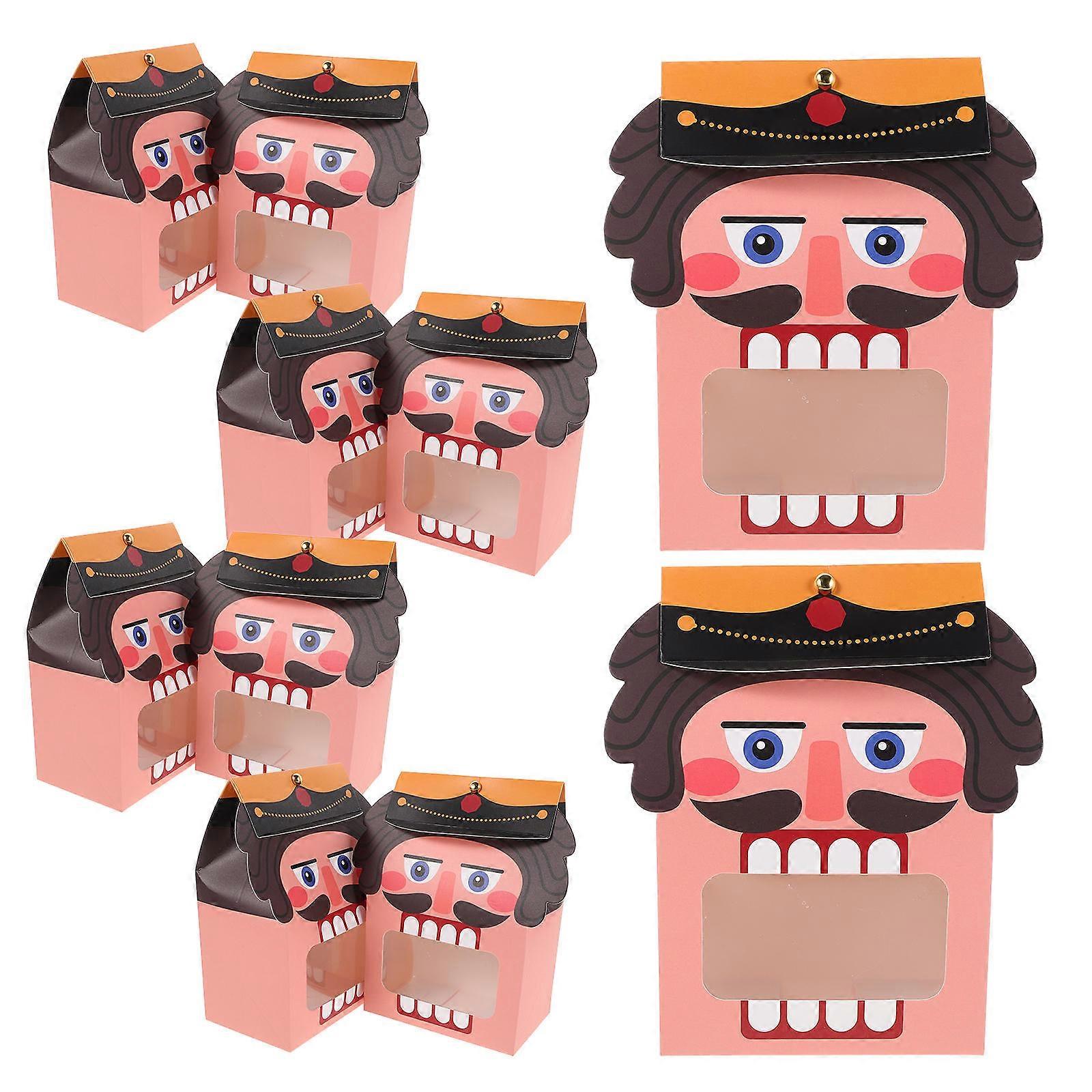 Holiday Cookie Boxes Paper Cookie Boxes for Party Packaging 10Pcs