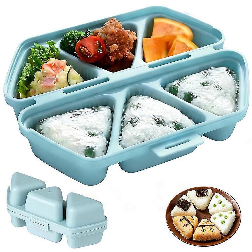 2-in-1 Triangular rice ball box lunch ball mold