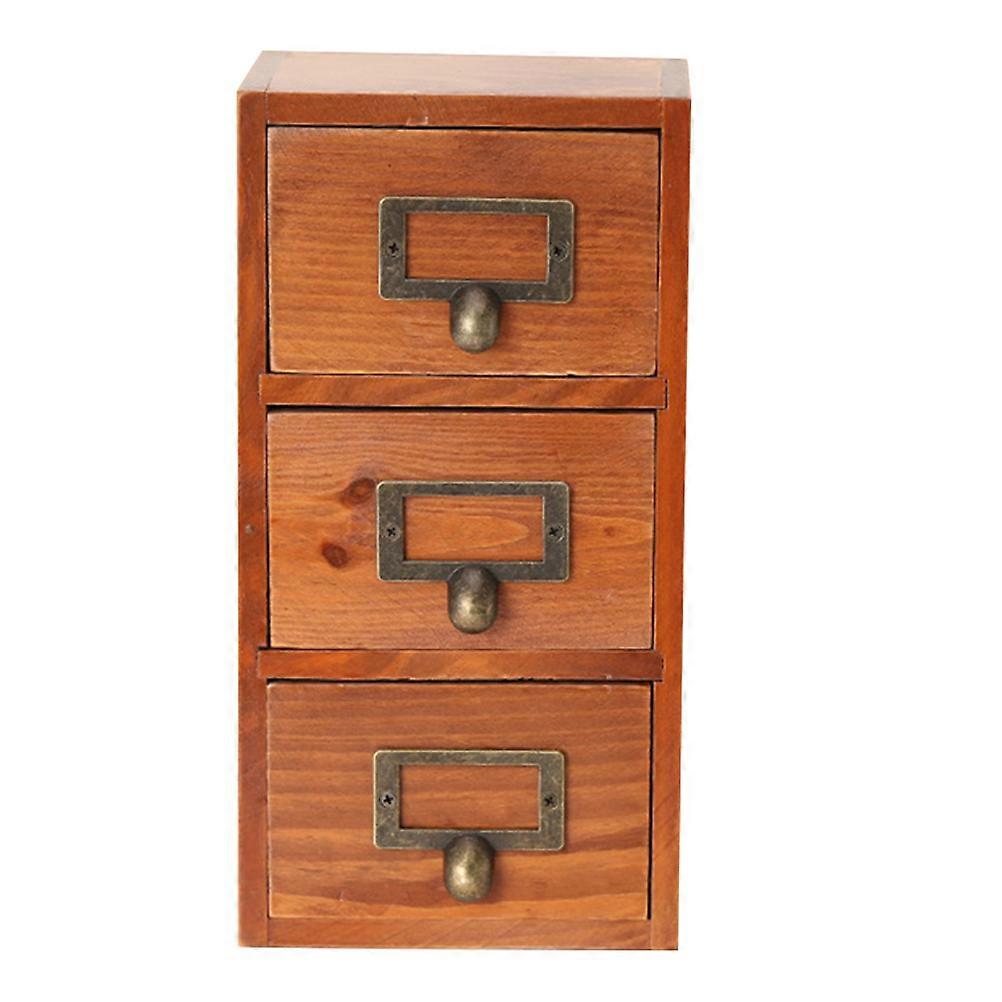 1pc Desktop Storage Box Multipurpose Sundries Container Drawer Type Storage Case