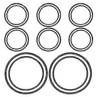 16pcs Bike Stopwatch Holder Silicone Rings Speed Meter Base Bands for Stopwatch Mount