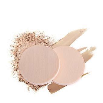 24 Stück runde Make-up-Schwämme, für Nass- und Trockengebrauch, Puderquaste, Make-up-Tool für BB-Creme, flüssige Grundierung (12 Stück/Beutel)