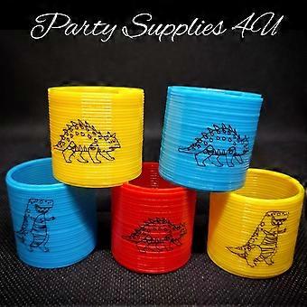 3Pk Dinosaur Mini Slinky Stocking/Party bag filler/fidget/