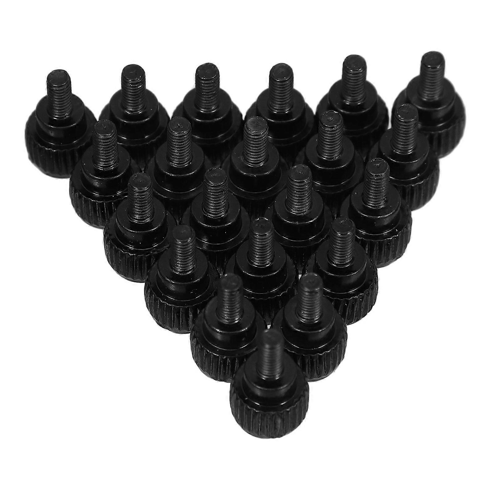 Black Pc Screws for Computer Case Maintenance with Thumb Screw 72Pcs