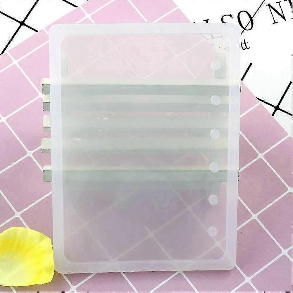Silicone Mold Transparent for Notebook Cover Casting 1 Pcs