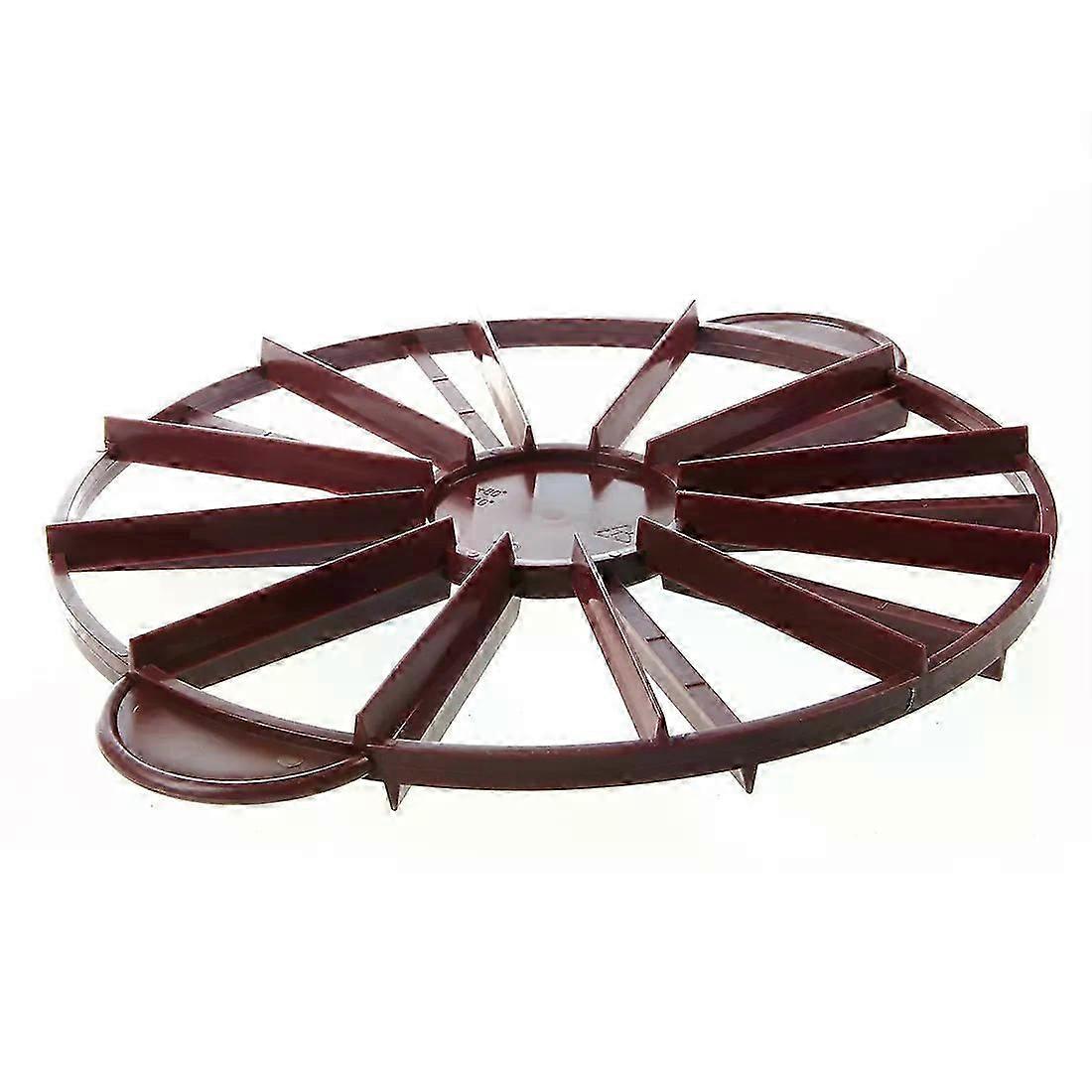 Cake Divider Slice Pie Cake 10 / 12 Piece Equal Portion Marker Divider Dark Red