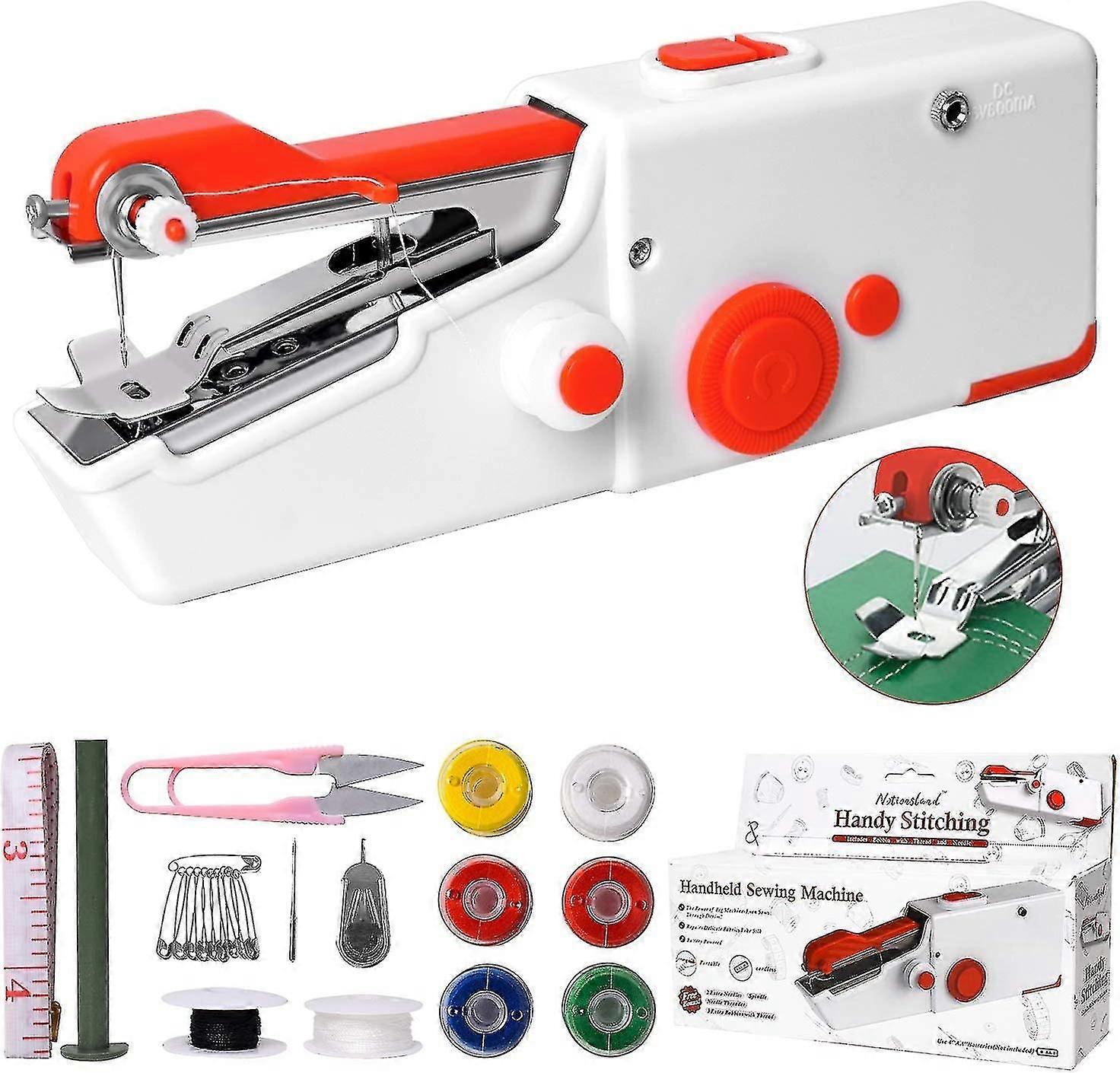 Handheld Sewing Machine, Mini Portable Electric Sewing Machine Compatible With Beginner