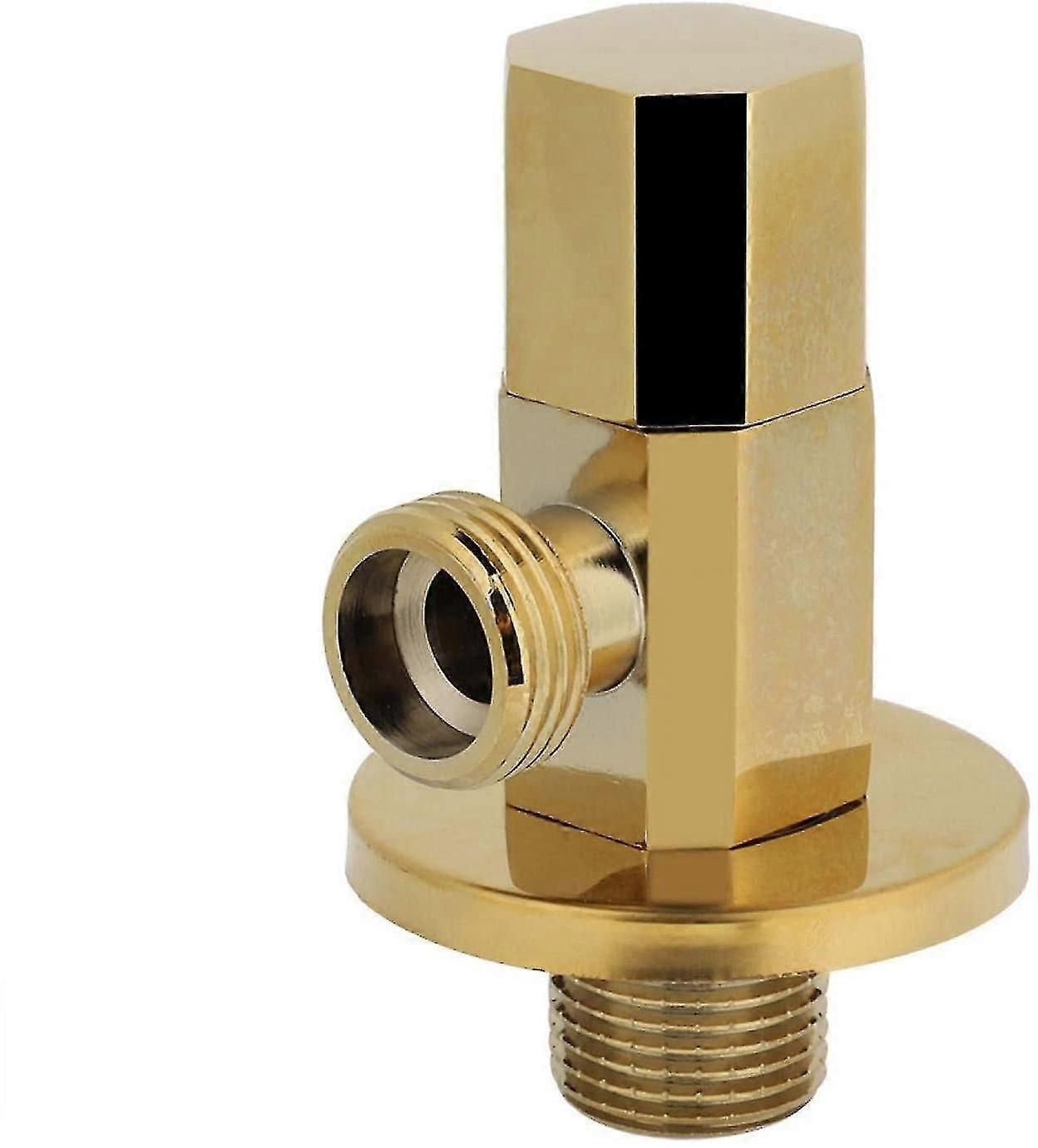 Vattenvinkelventil, Mässing Badrum, Guld