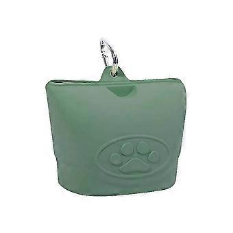 Silicone Dog Treat Pouch-Small Training Bag-Portable Dog Treat Bag compatible with Leash Dog Training Fanny Pack C