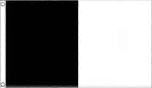 DRAPEAU NOIR ET BLANC HGD1482
