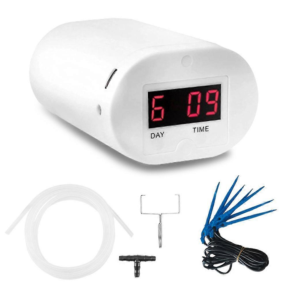 8 Head Electric Garden Drip Irrigation Device Watering Automatic Pump
