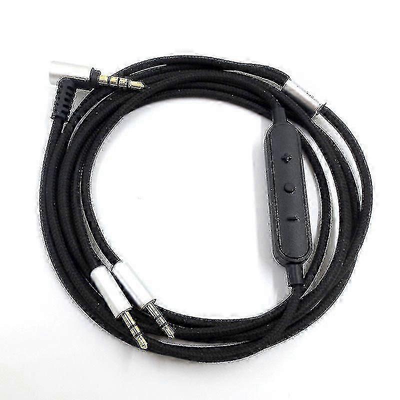 Audio Replacement Cable with Inline Button Compatible with Sol Republic Tracks HD V8 V10 V12 X3