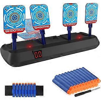 Bersaglio digitale elettronico, reset automatico del bersaglio di punteggio di tiro elettrico con giocattoli con effetti luminosi e sonori