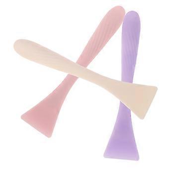 3 stks siliconen gezichtsmasker borstel - Facial Mud Mask Brush Applicator - siliconen spatel gezichtsreiniger - schoonheidstool voor exfoliërend masseren