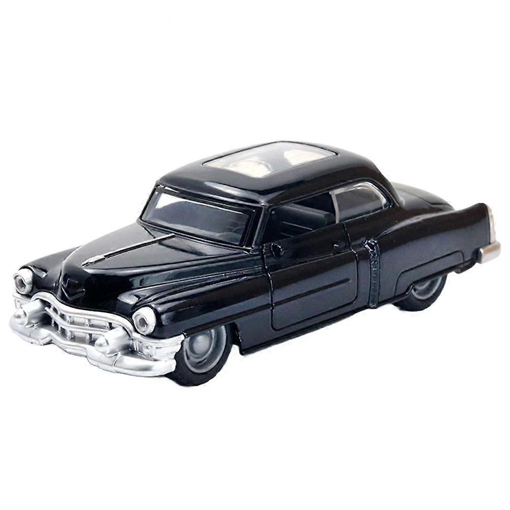 Retro Alloy Car Model - Openable Doors, Pull Back, 12cm