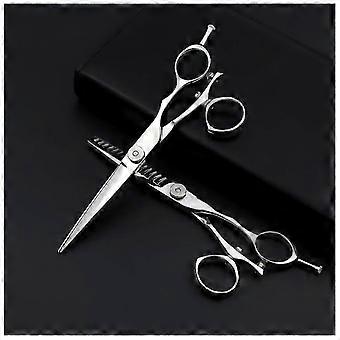6-Inch Stainless Steel Barber Scissors Set for Men, Women, Kids