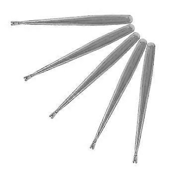 5-Piece Stainless Steel Cuticle Pusher & Remover Manicure Kit for Nail Care