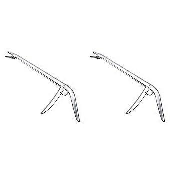 2X Stainless Steel Hook Remover, Deep Throat Remover compatible with Sea Fishing, Eel and Remover, Fishing Supplies ZY