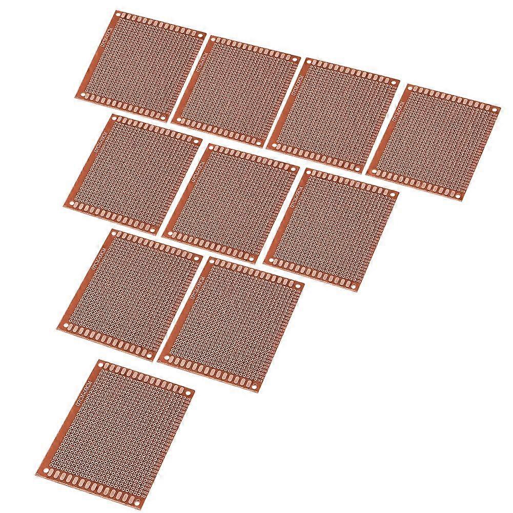 10 pcs/set 7x9cm DIY Prototype Simple Face PCB Carte Universelle