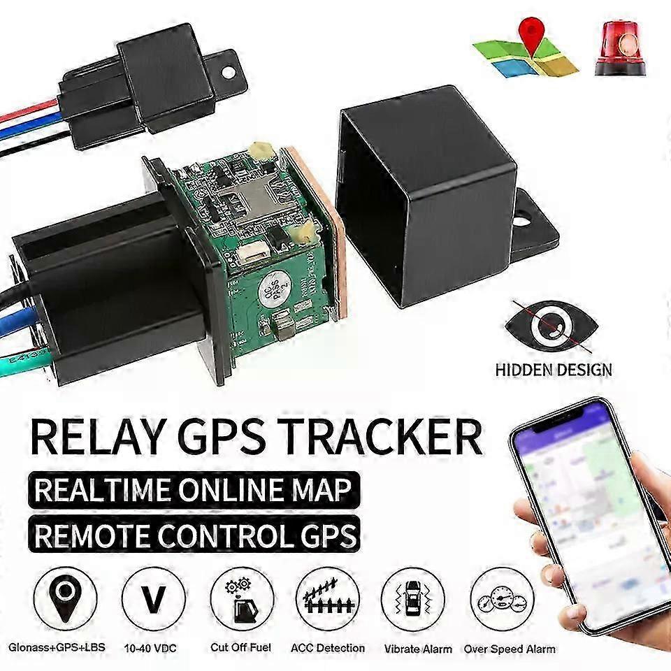 Mini KFZ GPS Tracker Relay Form Remote Control Real Time Position Tracking