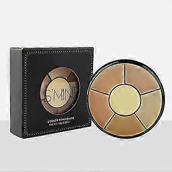 Color Corrector Palette, 6 in 1 Concealer Contour Palette, Color Corrector for Dark Circles,Redness, Brighten, Cream Concealer, Color Correcting Palet