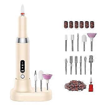Portable Electric Nail Drill Machine, 15000 RPM Nail File Set for Manicure, Pedicure and Gel Polish Removal