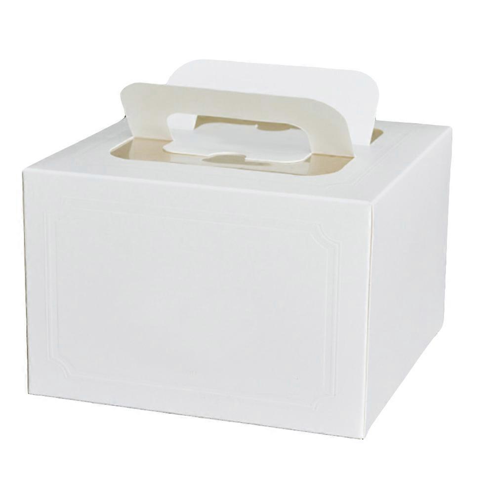 Cake Boxes Sturdy Cardboard for Cake Packaging 10Pcs White Durable Boxes
