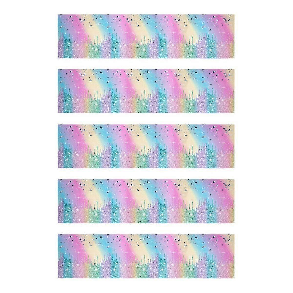 Gradient Diamond Birthday Disposable Tableware Macaron Paper Plate Cup B