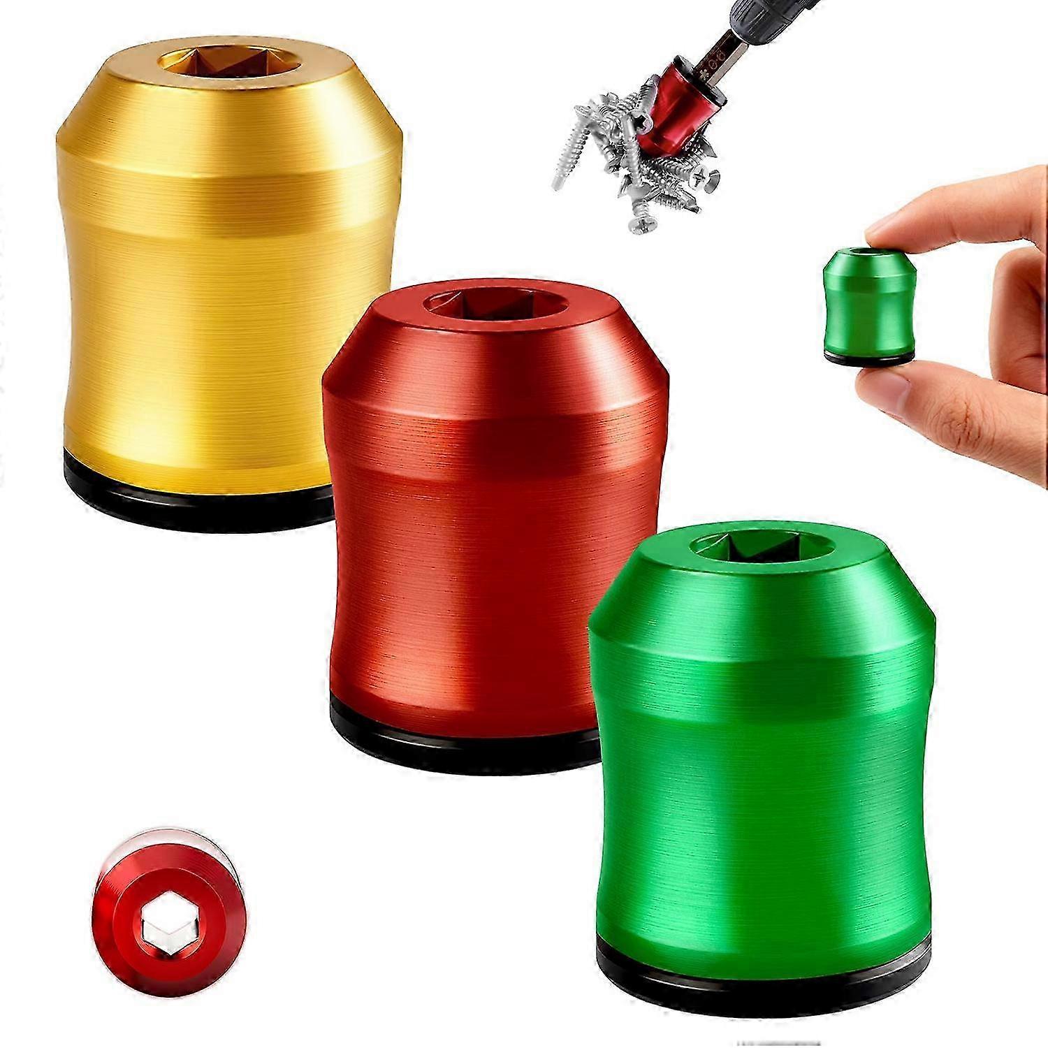 Strong Magnetic Bit Rings 3 Pack