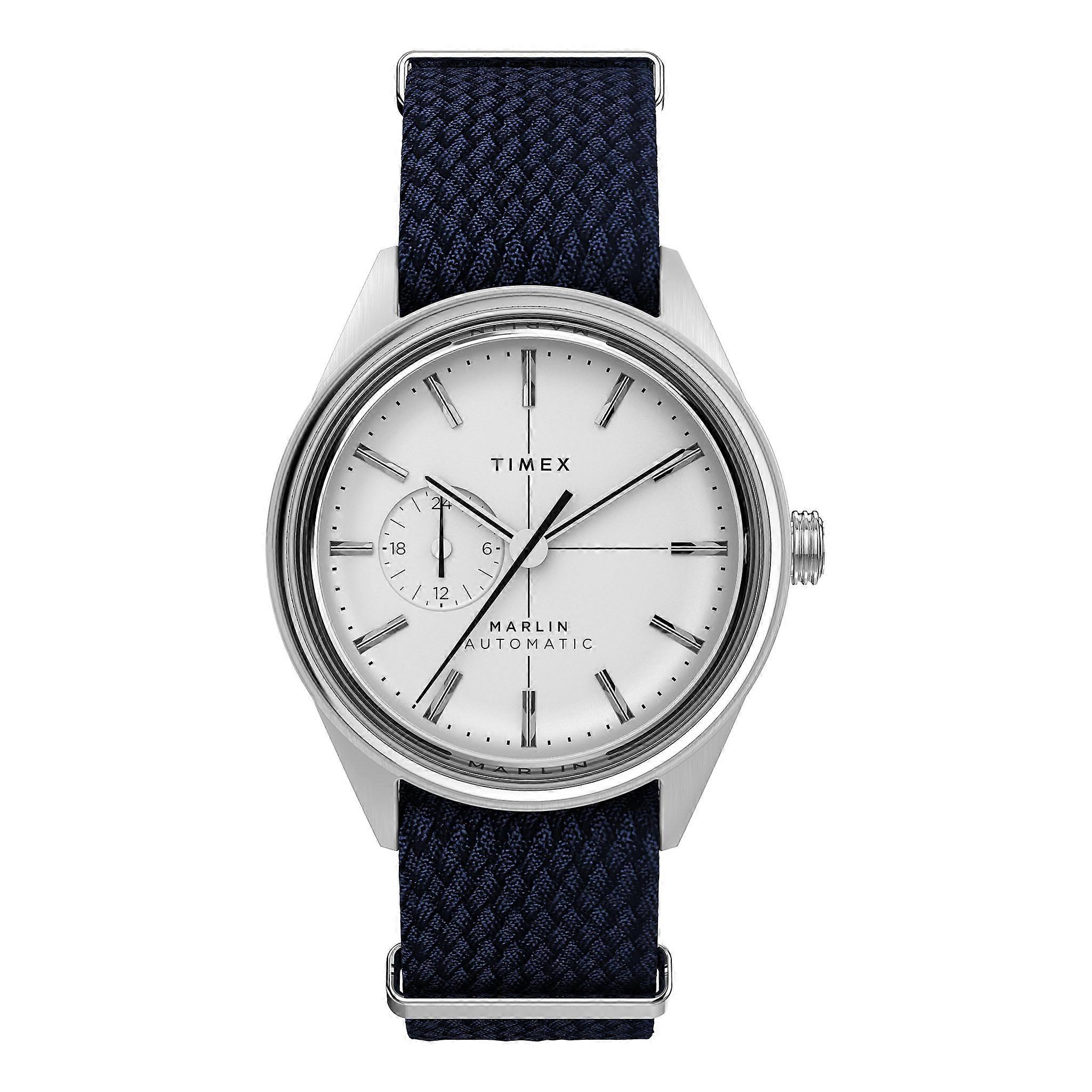 Timex Marlin Jet Automatic 38mm Fabric Strap Watch TW2V72300