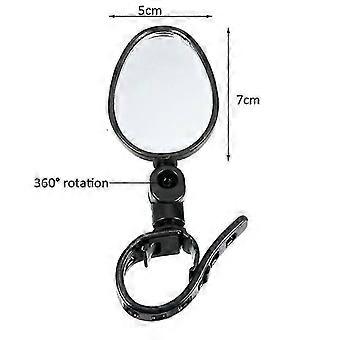 Bike Rearview Mirror 360° Rotatable Adjustable Safety Cycling Rear View Mirror Bicycle Accessories ky