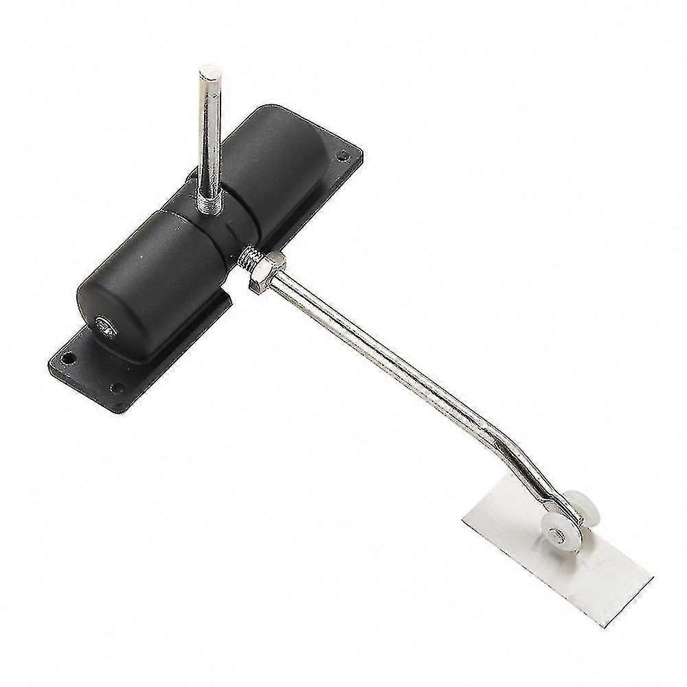 Door Closer Pneumatic Spring Self-Closing Automatic with Adjustable Hinge and Wheel, SX