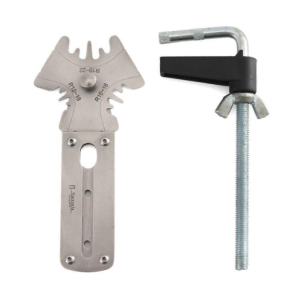 Zipper Corner Guide with Turning Clamp Set for Curved Leather Sections