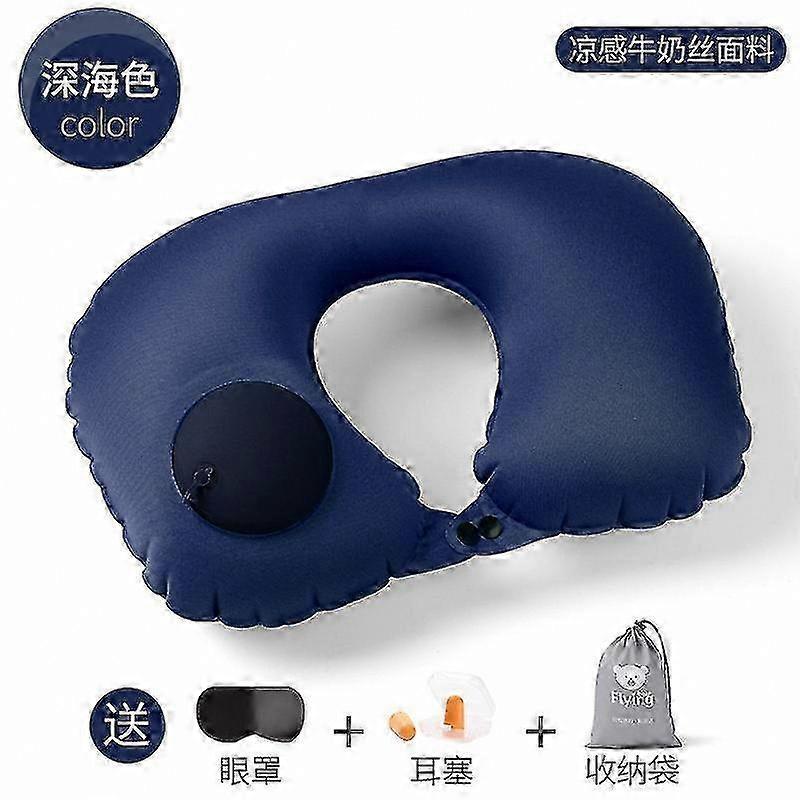 Inflatable U-Shaped Neck Pillow