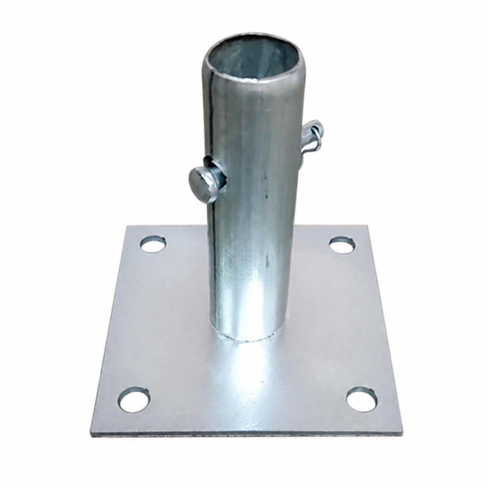 Scaffold Base Plate with Socket Galvanized Soleplate Welded for Workshops